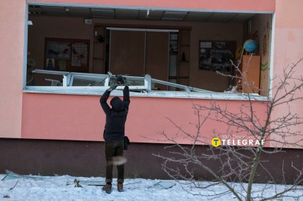 Дніпровський район Києва після обстрілу