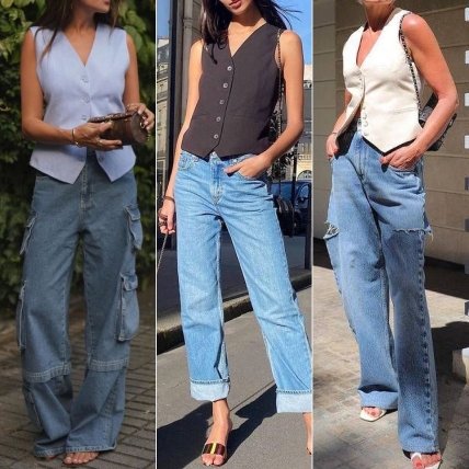 костюмний жилет джинси