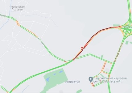 Место ДТП на карте