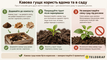 Як використовувати кавову гущу