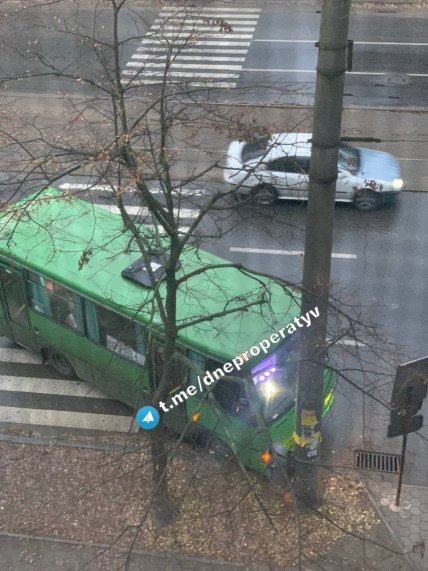 Днепр гололед сегодня