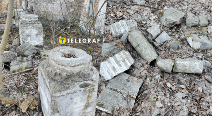 Руины старинного дворца в Винницкой области