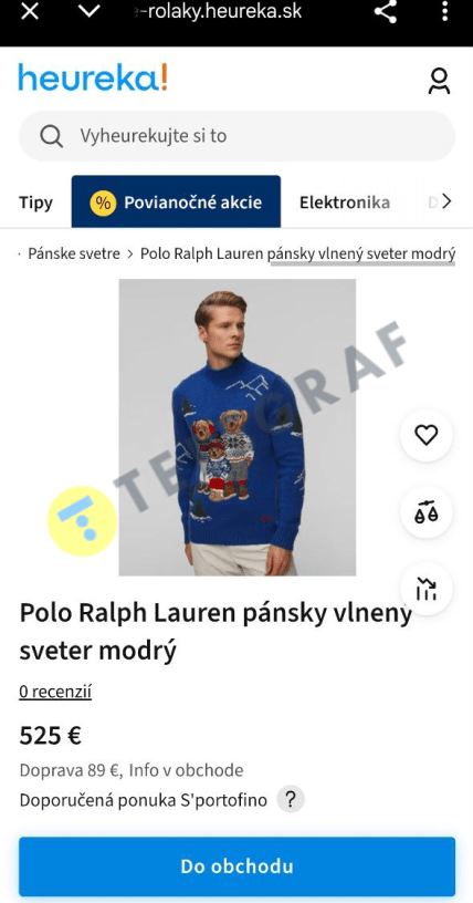 Цены на свитер Ralph Lauren