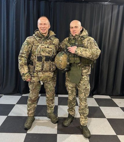 Олег Ширяев с Александром Сырским