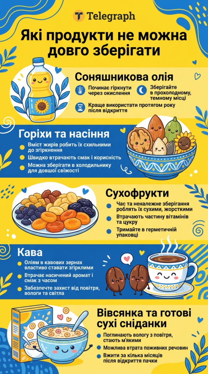 Какие продукты нельзя долго хранить
