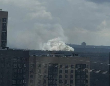 Там навчався головнокомандувач ЗСУ: палає Московське вище загальновійськове командне училище - ЗМІ