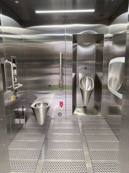 громадський туалет, Дніпро