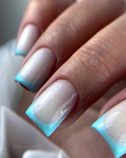 голубой френч