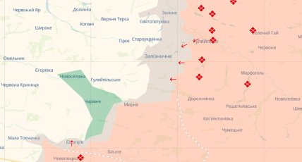 Мирне на карті DeepState