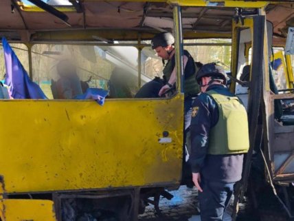 Никополь удар по автобусу 7 апреля 2026