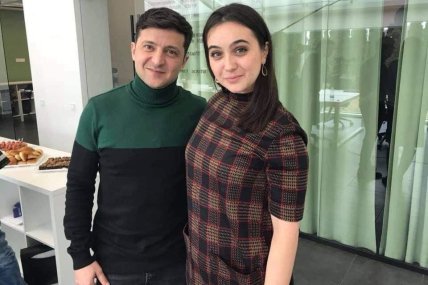 Владимир Зеленский и Юлия Мендель