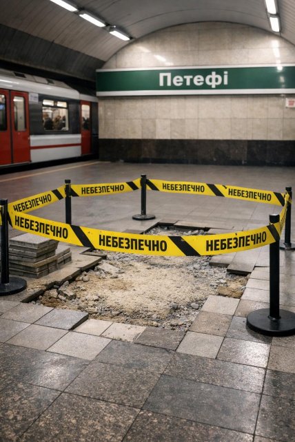 Петефі - станція в уявному метро Ужгорода