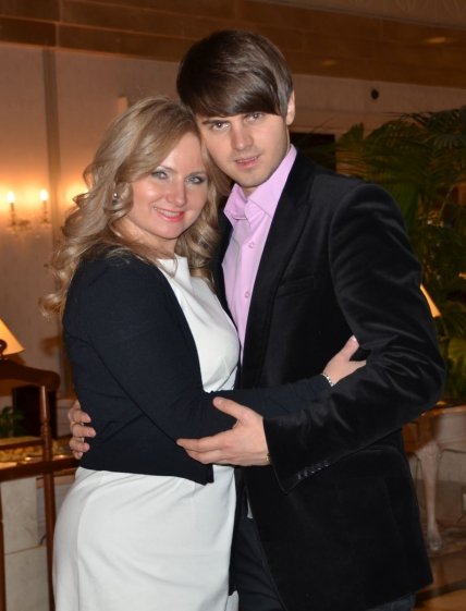 Наталья Шелепницкая с сыном