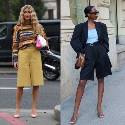 Образи з шортами-бермудами