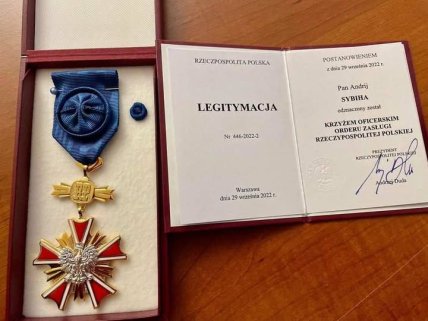 Сибіга відмовився від польського ордену