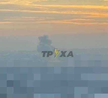 Дим після вибуху у Харкові