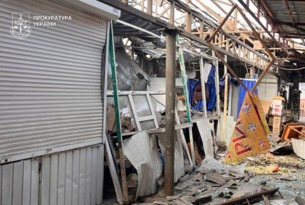 Росія вдарила по ринку у Нікополі 4.04.2026