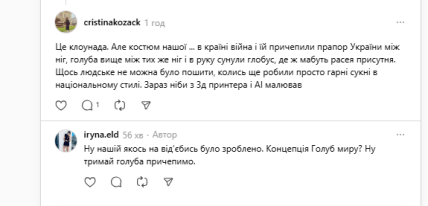 Костюм українки на "Міс Всесвіт" розкритикували