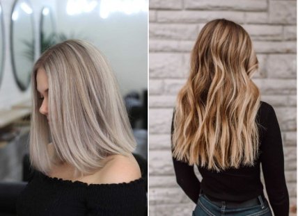 Стрижка на длинные волосы идеально ровные