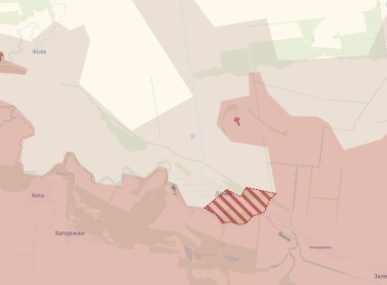 Дачное на карте DeepState