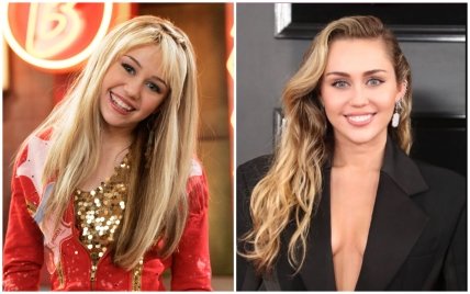 Майли Сайрус раньше и сейчас