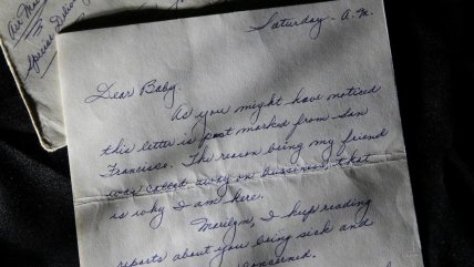 Фото любовного листа Джо Ді Маджо