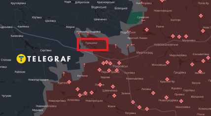 Гришине на карті