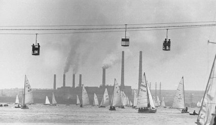 Канатна дорога в Дніпрі старі фото ретро