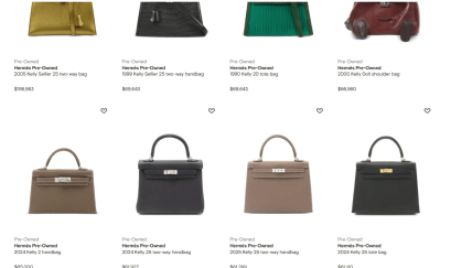 Вартість сумок Hermes