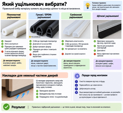 Як вибрати ущільнювач для вікон і дверей