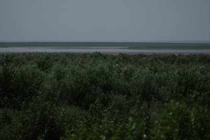 Місце, де було Каховське водосховище