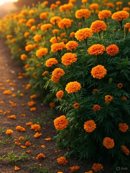 бархатцы, чернобривцы