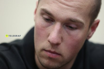 Поліцейський Михайло Дробницький на суді