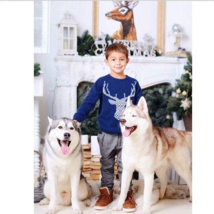 Яна Клочкова устроила новогоднюю фотосессию с сыном (ФОТО) - изображение №2