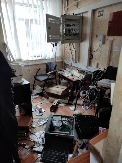 разбитые компьютеры