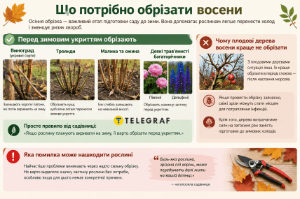 Что нужно обрезать в саду осенью
