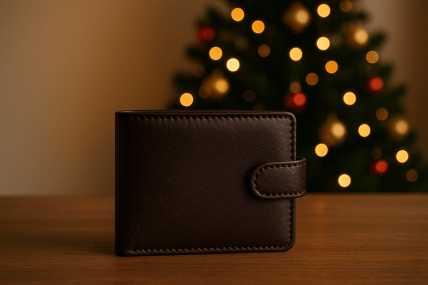 Кожаный кошелек