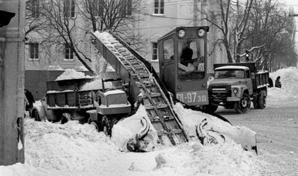 Зима в Киеве в 70-е годы