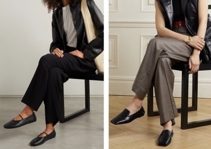 балетки з ремінцем