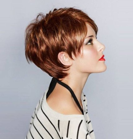 Стрижка на короткие волосы гарсон