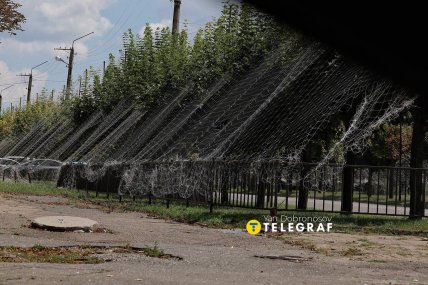 Антидронова сітка. Фото Ян Доброносов "Телеграф"