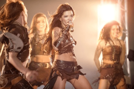 Руслана Лыжичко в молодости