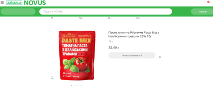 Ціна на томатну пасту
