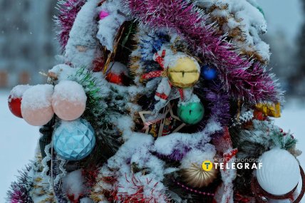 Новогодняя елка в Краматорске