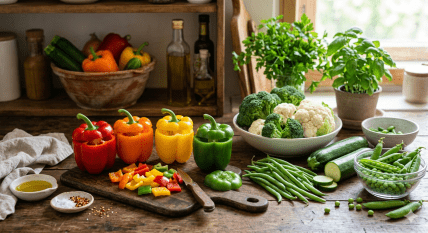 Перец, брокколи и цветная капуста для заморозки