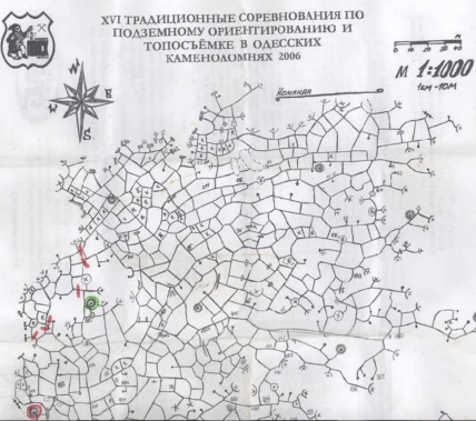 Как выглядит схема катакомб в Одессе