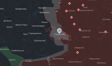 Гуляйполе на карте Deep State