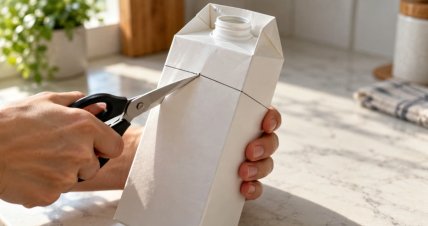 Для работы понадобятся только ножницы и линейка