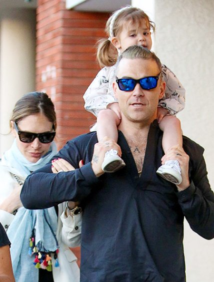 робби уильямс семья и дети