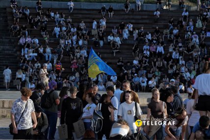 Митинг в Киеве против отставки Михаила Федорова, 16 августа